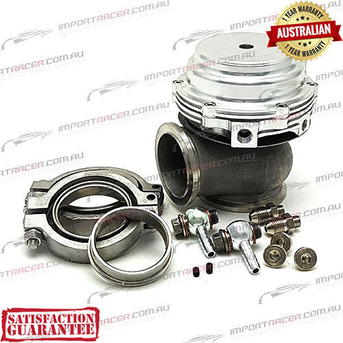 44MM V BAND WASTEGATE SILVER 14PSI TiAL REP MVR Water/Air Cooled 1 Year Warranty